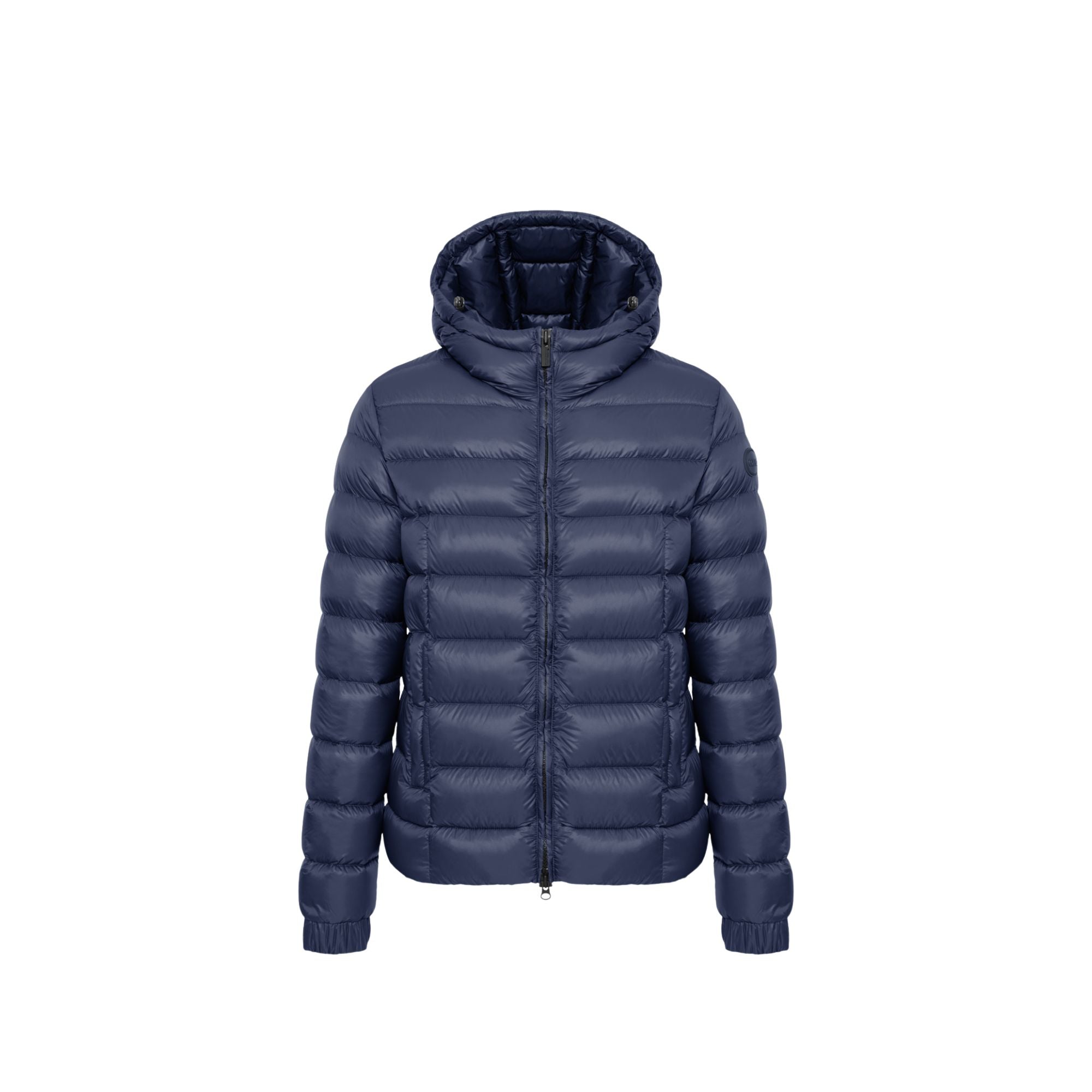 Piumino Uomo Corto Semilucido Cappuccio