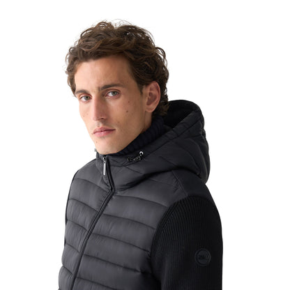 Piumino Uomo inserti in maglia