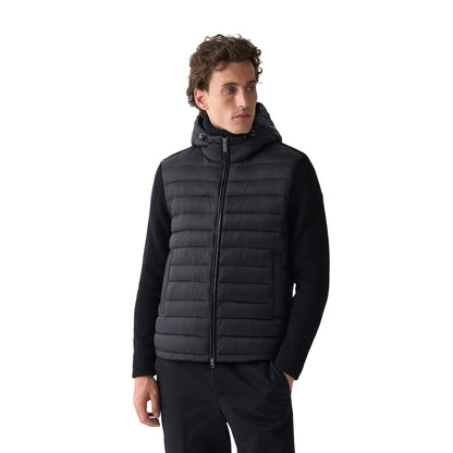 Piumino Uomo inserti in maglia