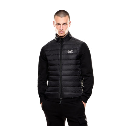 Gilet Uomo Core Identity trapuntato Nero