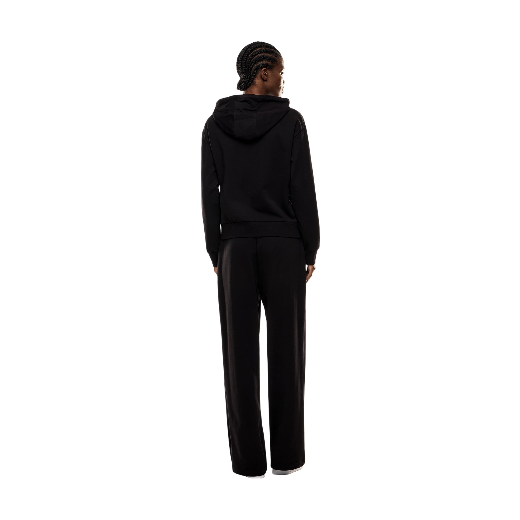 Tuta Donna full zip con logo applicato