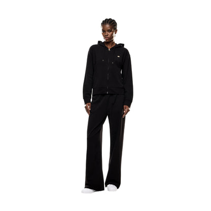 Tuta Donna full zip con logo applicato