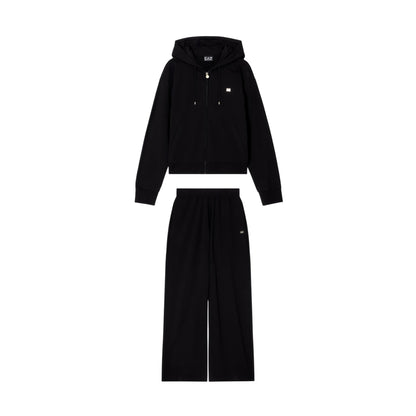 Tuta Donna full zip con logo applicato