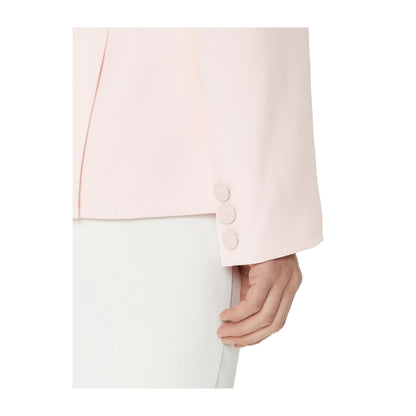 Blazer Donna con patte laterali e bottone frontale tono su tono