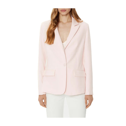 Blazer Donna con patte laterali e bottone frontale tono su tono