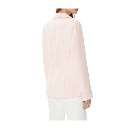 Blazer Donna con patte laterali e bottone frontale tono su tono