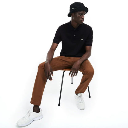 Polo Uomo DH2050 in morbido cotone dalla vestibilità regolare nero modello