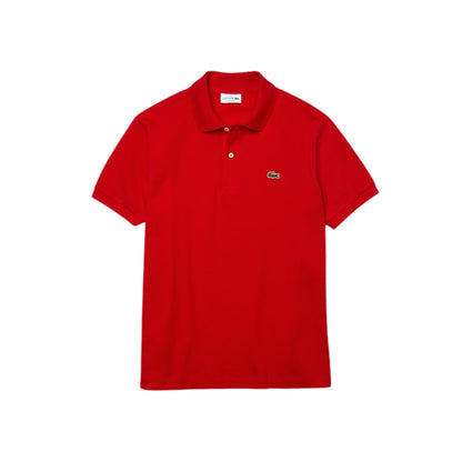 Polo Uomo con bottoni in madreperla Rosso