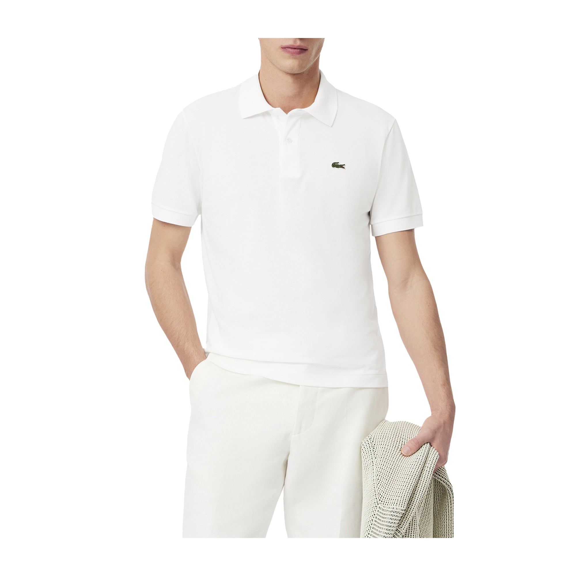 Polo Uomo Ultra Light con logo modello frontale