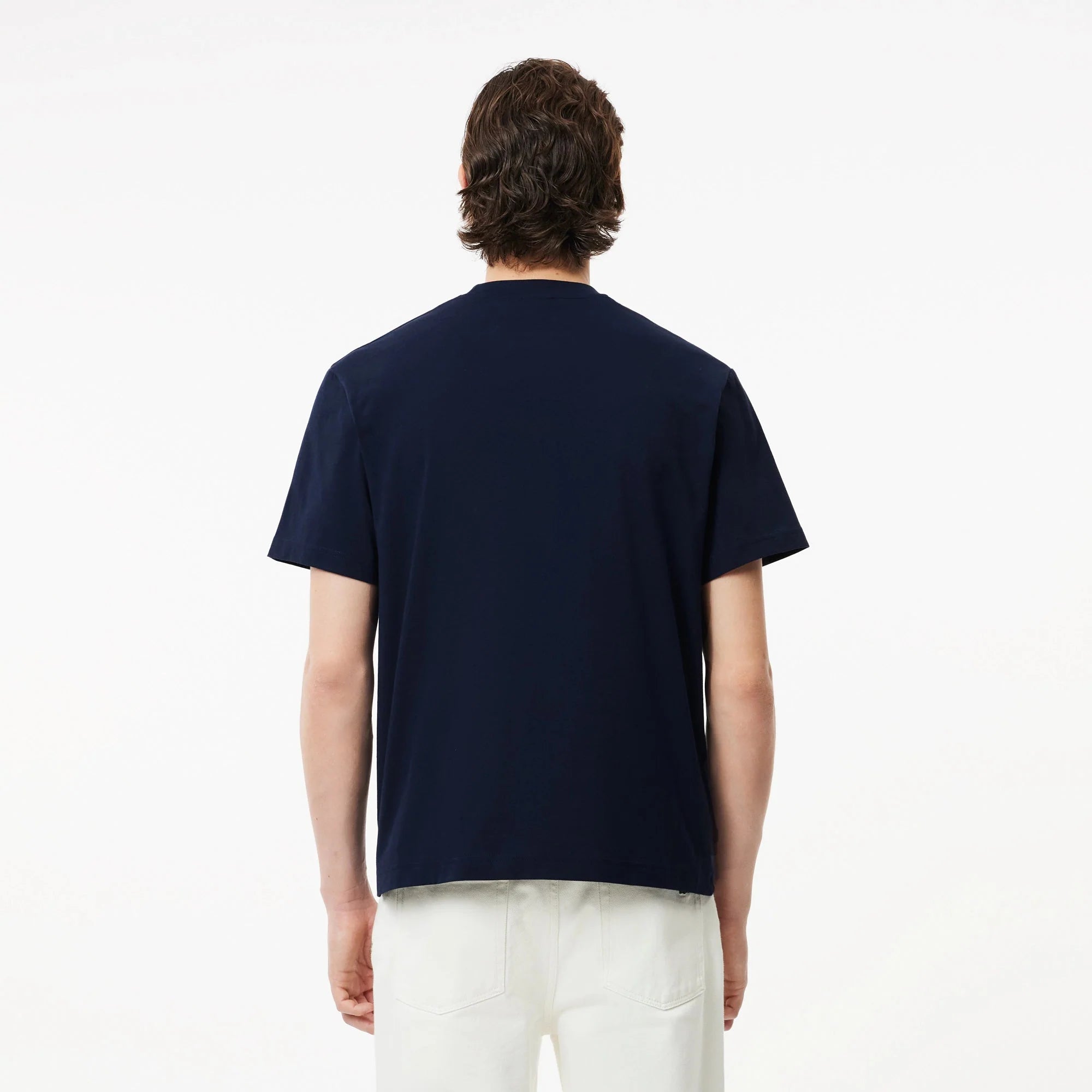 T-shirt Uomo Classic fit in cotone Blu  modello retro