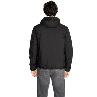 Piumino Uomo Derry in neoprene con taschino Nero retro