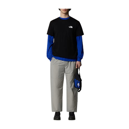 T-shirt Uomo Simple Dome Nero modello intero frontale