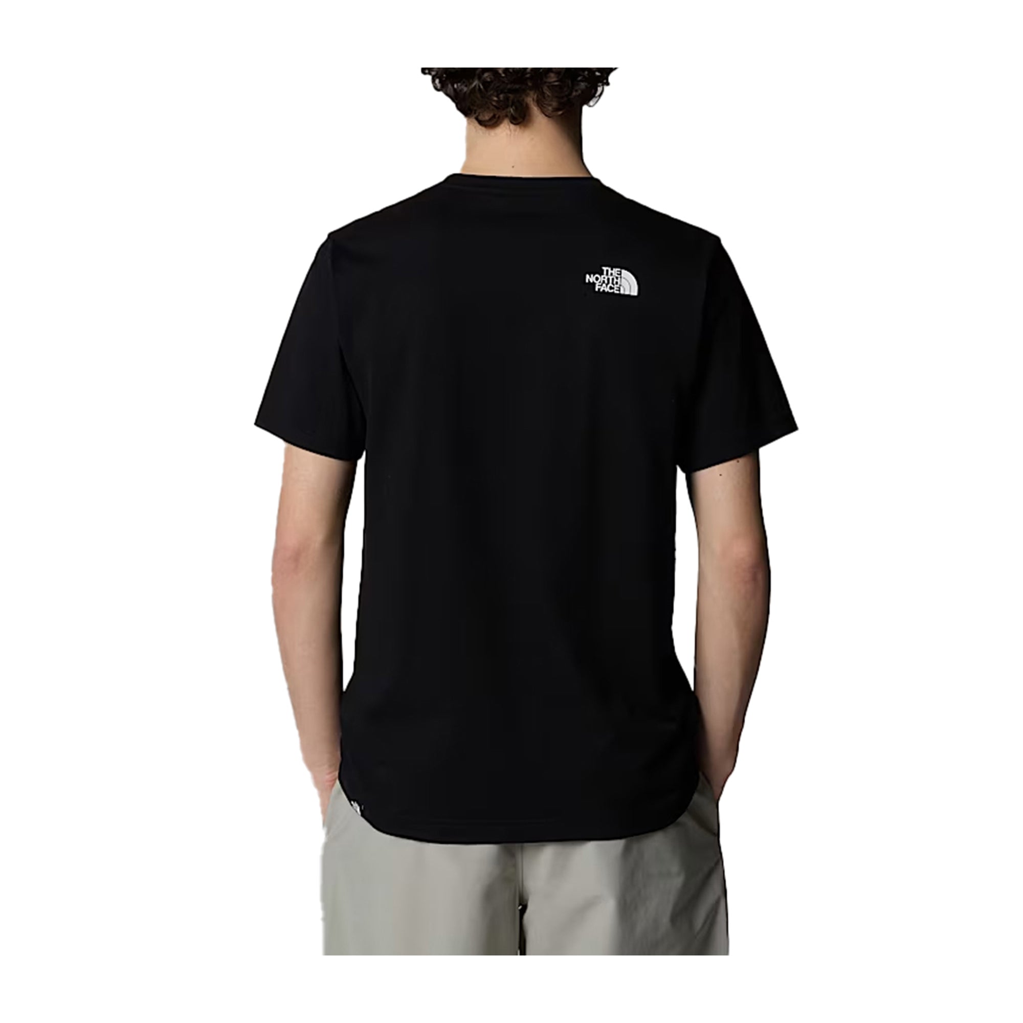 T-shirt Uomo Simple Dome Nero modello retro