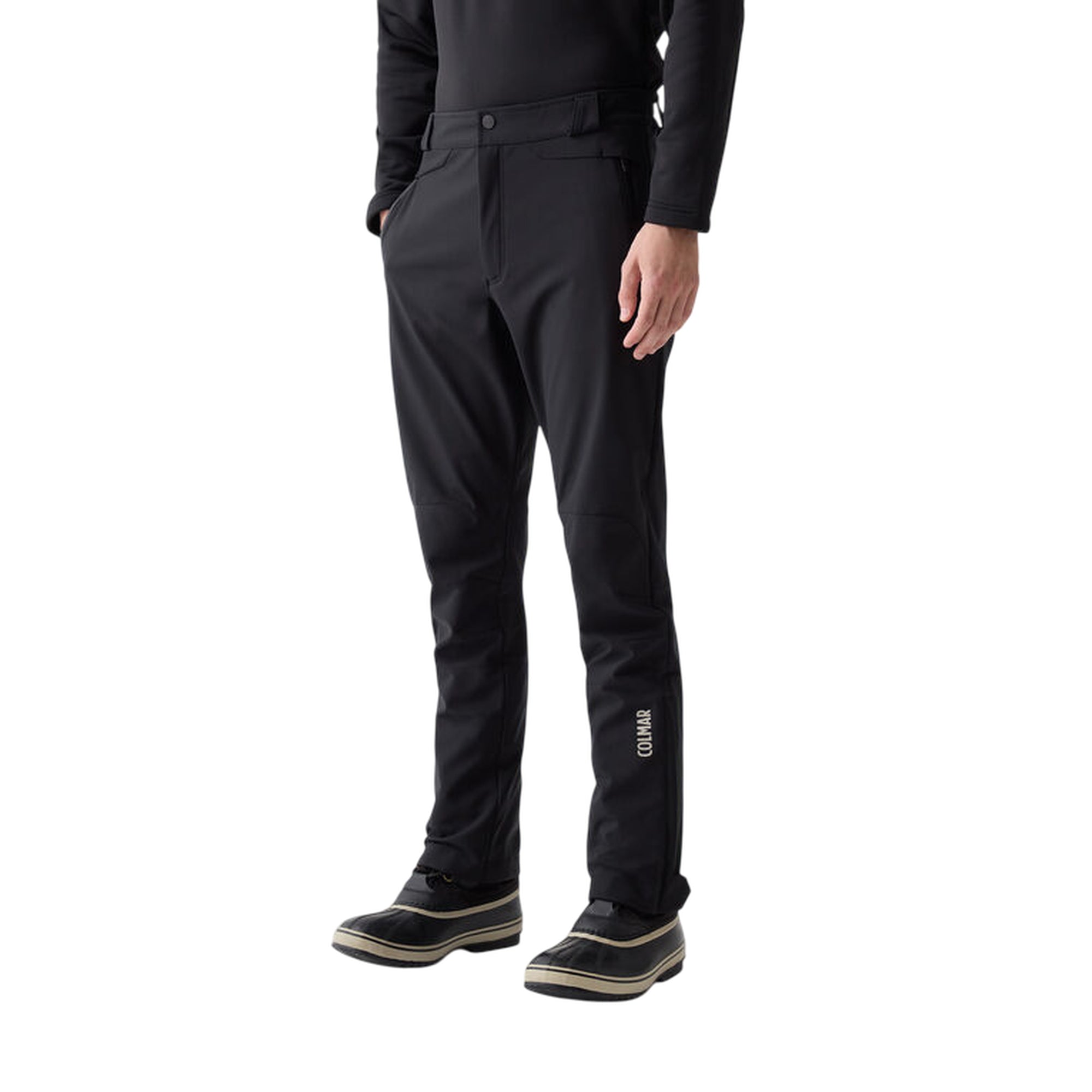 Pantalone Uomo da Sci in softshell stretch dettaglio