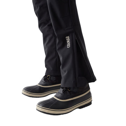 Pantalone Uomo da Sci in softshell stretch dettaglio fondo gamba