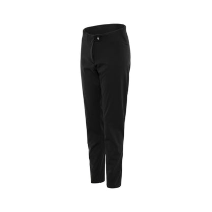 Leggings da Sci Donna in softshell tecnico nero