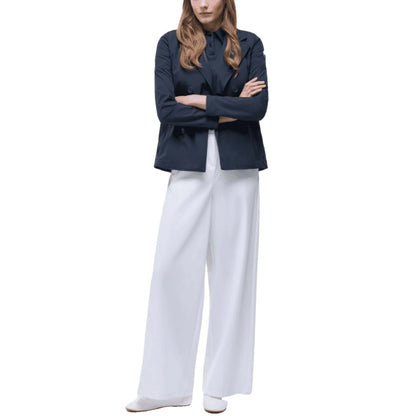 COLMAR Trench Doppiopetto in Blu con Cintura da Donna