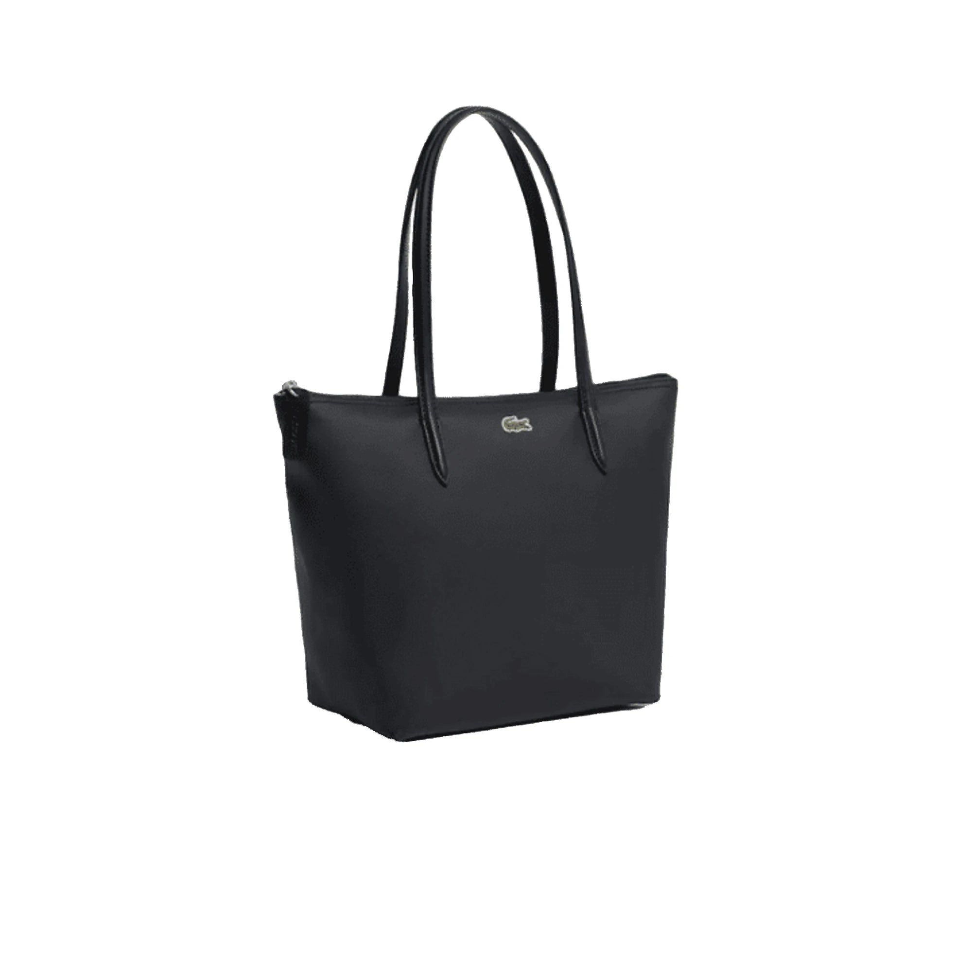 LACOSTE Borsa Shopping da Donna Nera in Mini Piqué