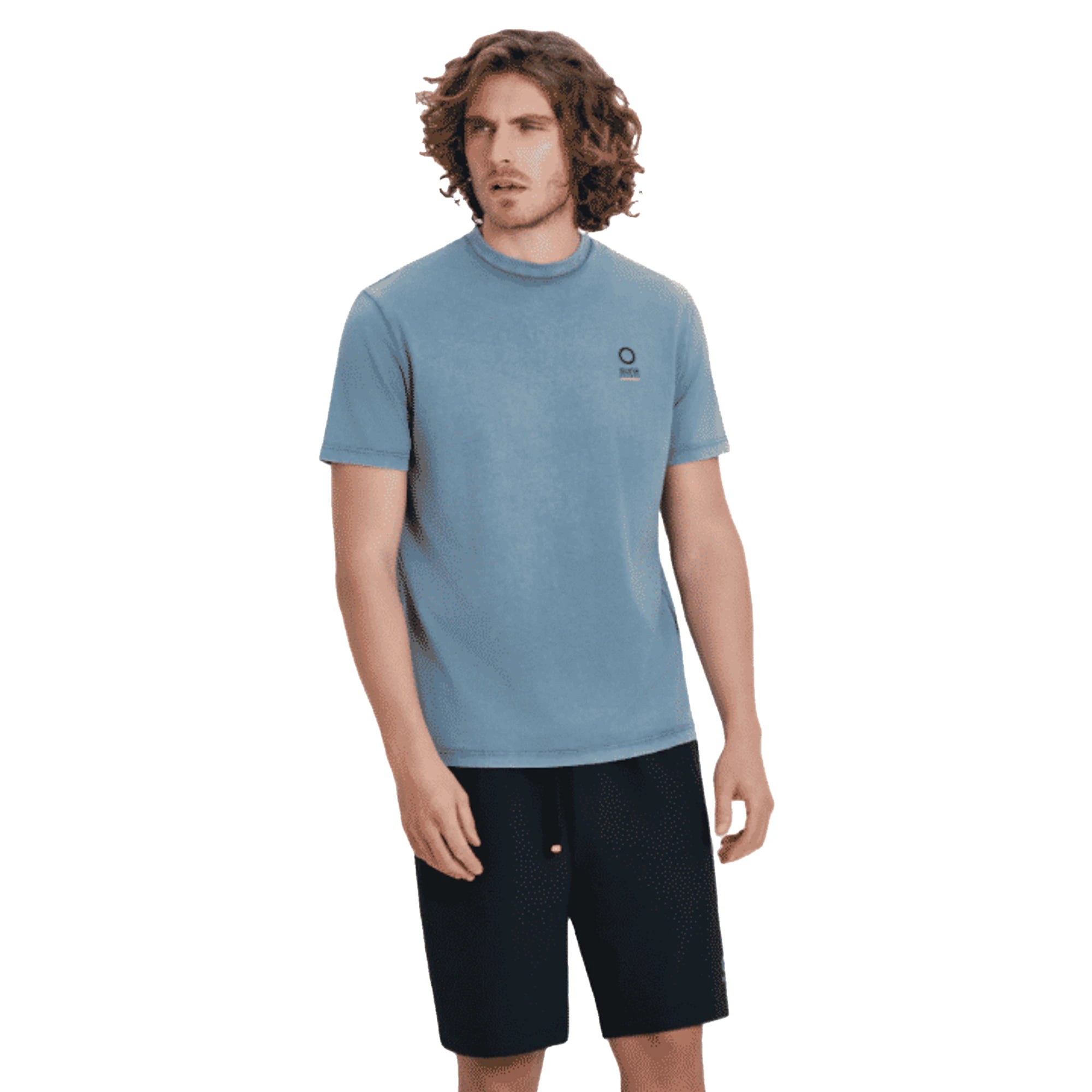 SUNS T-shirt Uomo Boards Paolo Old Dye Cotone Organico