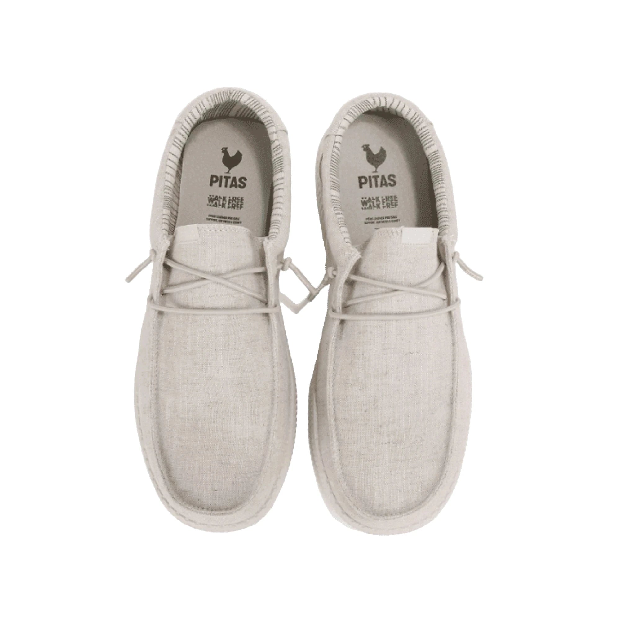 PITAS Scarpe Wallabi WP150 Lino Crudo Donna