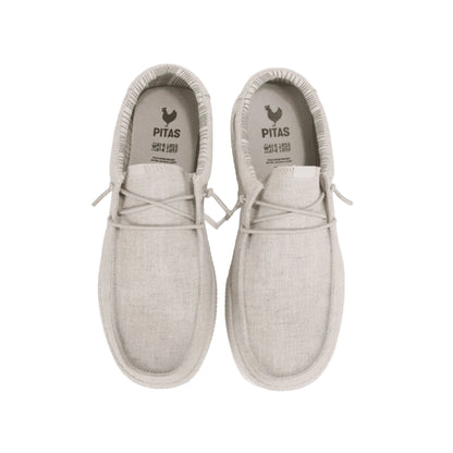 PITAS Scarpe Wallabi WP150 Lino Crudo Donna