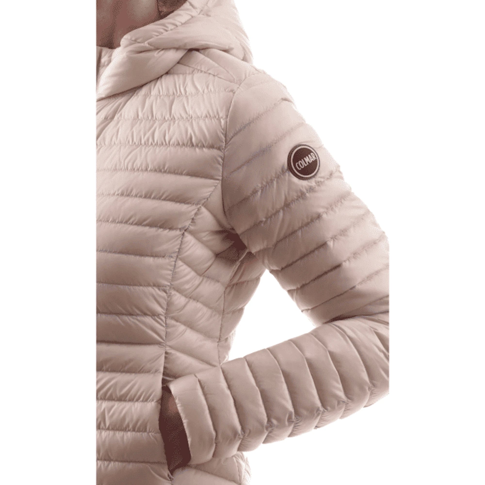 COLMAR Piumino 100 grammi con Cappuccio Beige da Donna 