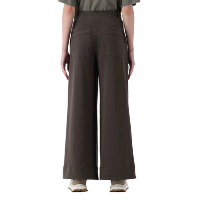 JEANNE BARET Pantalone Pull-On Gamba Ampia Verbena