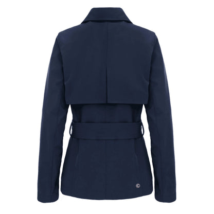COLMAR Trench Doppiopetto in Blu con Cintura da Donna