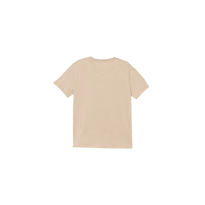 GUESS T-shirt da Bambino in Cotone Tinta Unita Beige
