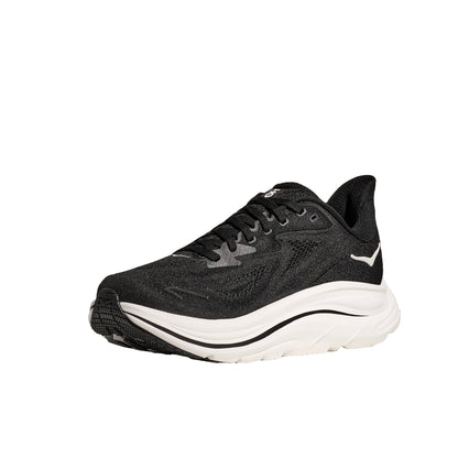 HOKA Clifton 10 Scarpe da Running da Uomo in Nero/Bianco