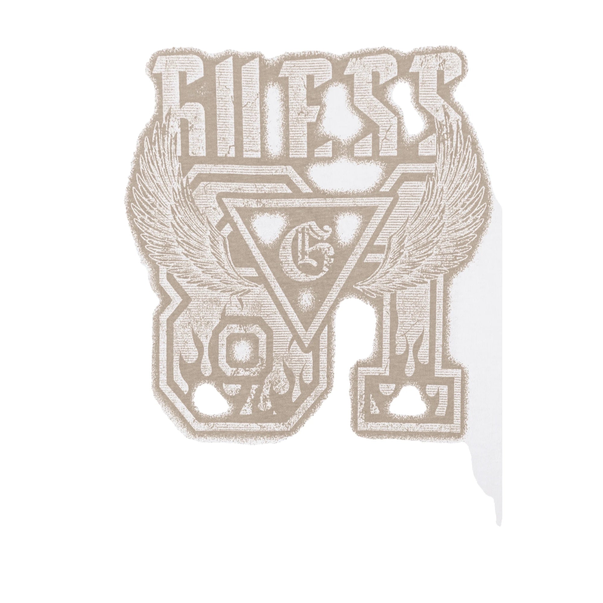 GUESS T-shirt Bianca da Bambino in Cotone Leggero e Logo stampato