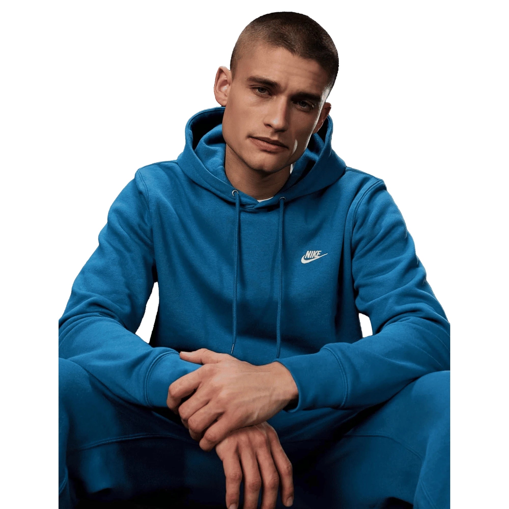 Nike Club BB Po Felpa con Cappuccio Uomo