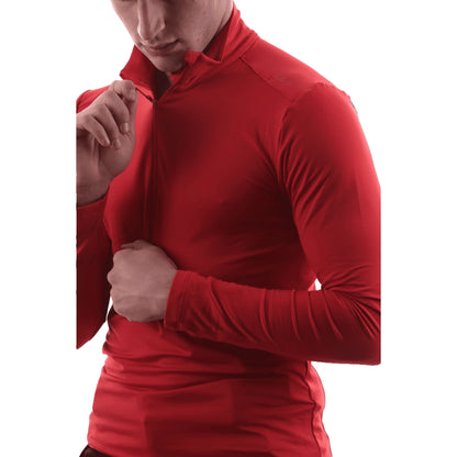 CMP Pile Uomo Rosso Stretch Leggero 30L1097