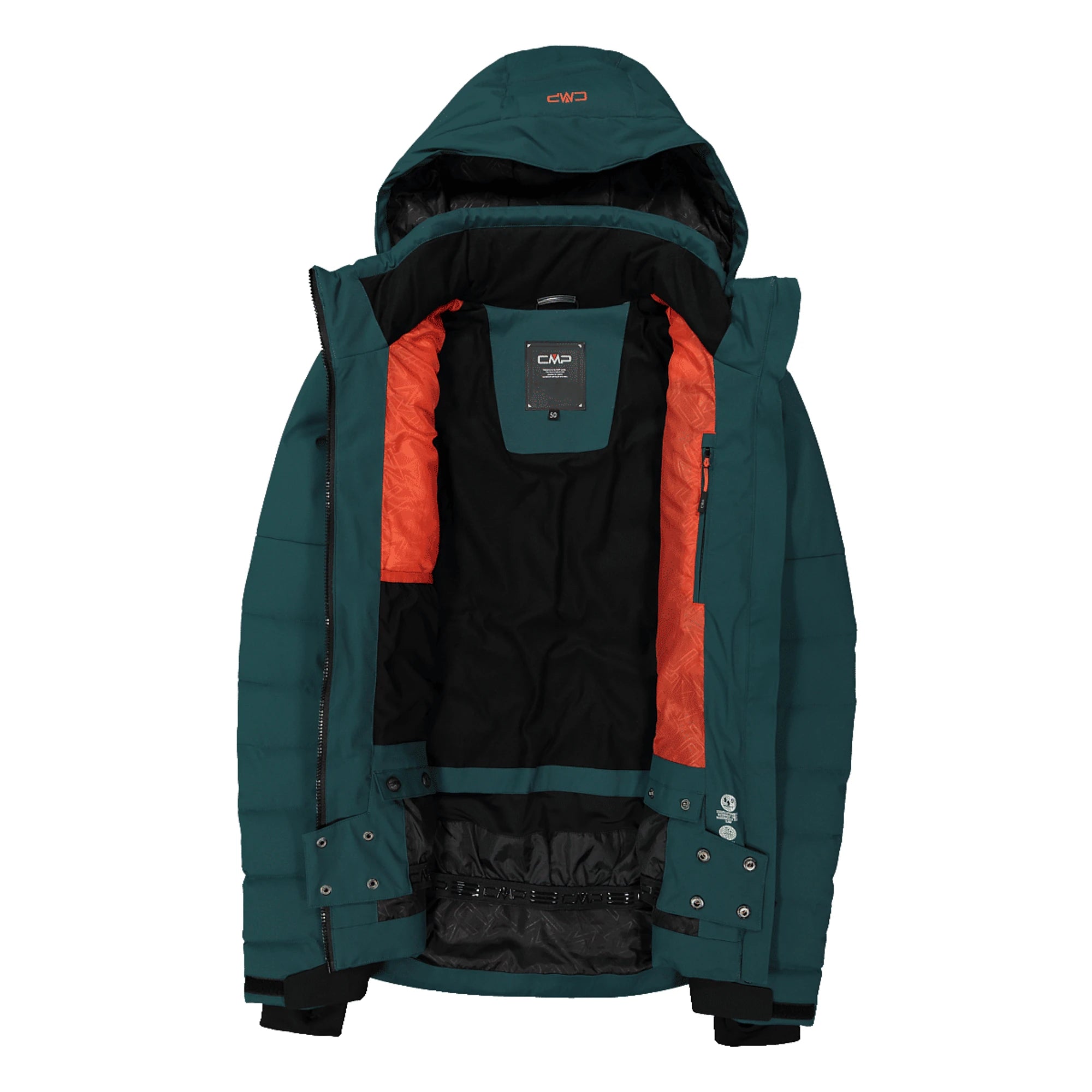 CMP Giacca Sci Uomo Feel Warm Flock Stretch Impermeabile