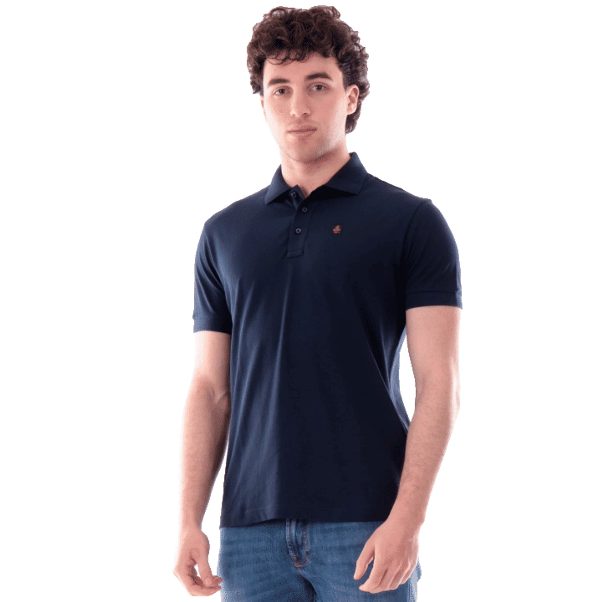 REFRIGIWEAR Kurt Polo Uomo Blu Cotone T25900F02800