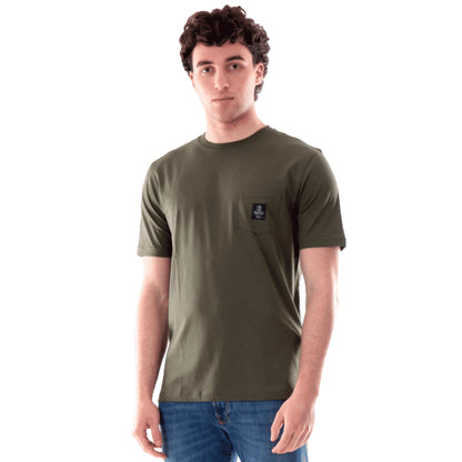 T-shirt Refrigiwear Uomo Pierce Cotone Verde Morbida