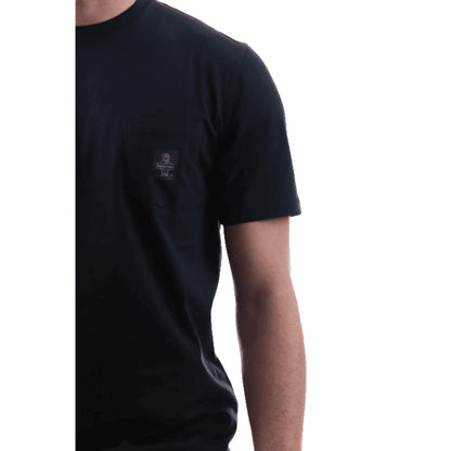 REFRIGIWEAR T-shirt Pierce Uomo Blu Vestibilità Morbida Cotone