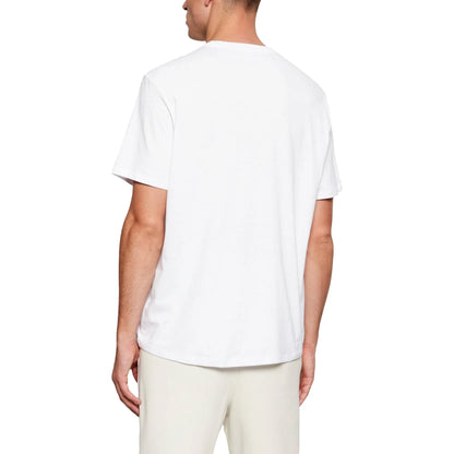 CALVIN KLEIN JEANS T-Shirt Uomo Bianca Cotone Scollo Tondo
