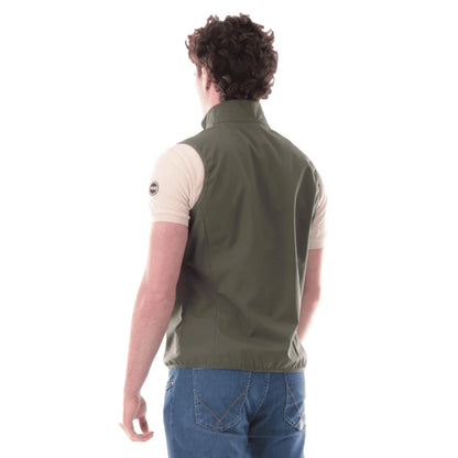COLMAR Gilet Uomo Verde Piuma Leggero