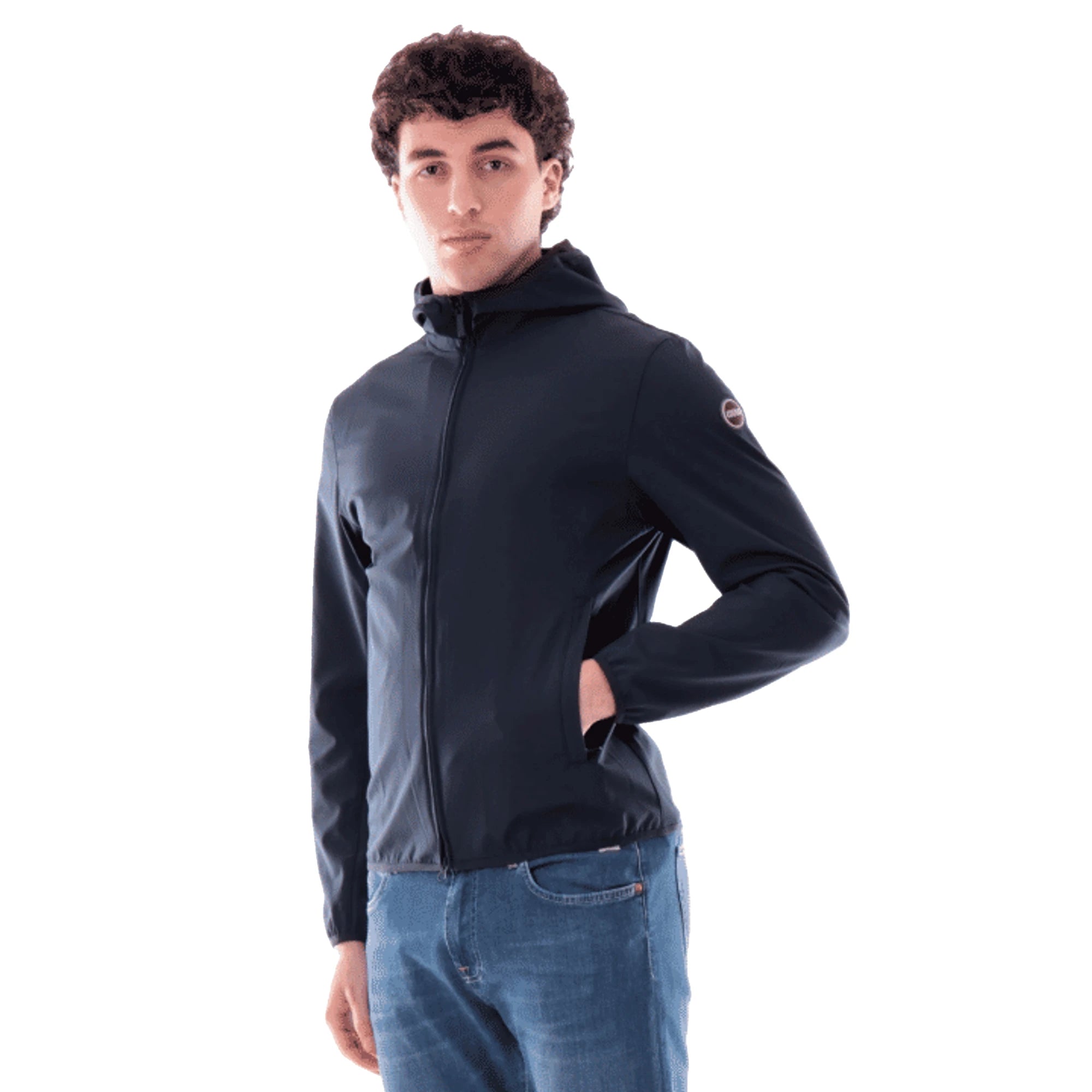 COLMAR Giacca Uomo Softshell Impermeabile Blu