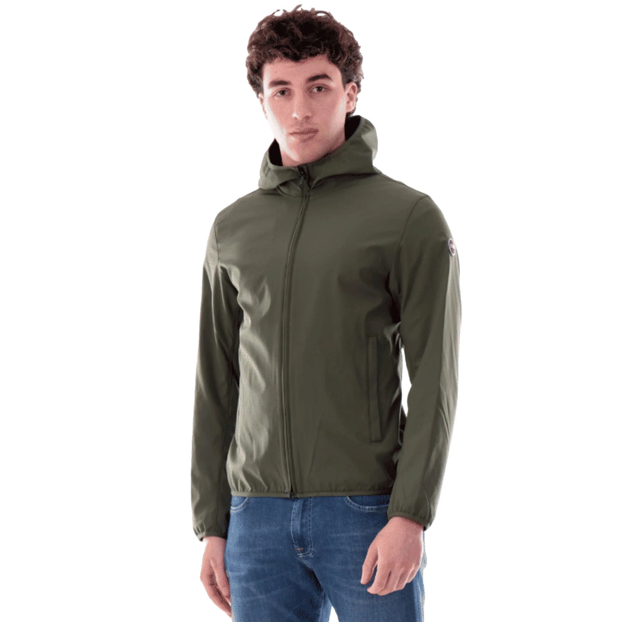COLMAR Giacca Uomo Softshell Verde Impermeabile