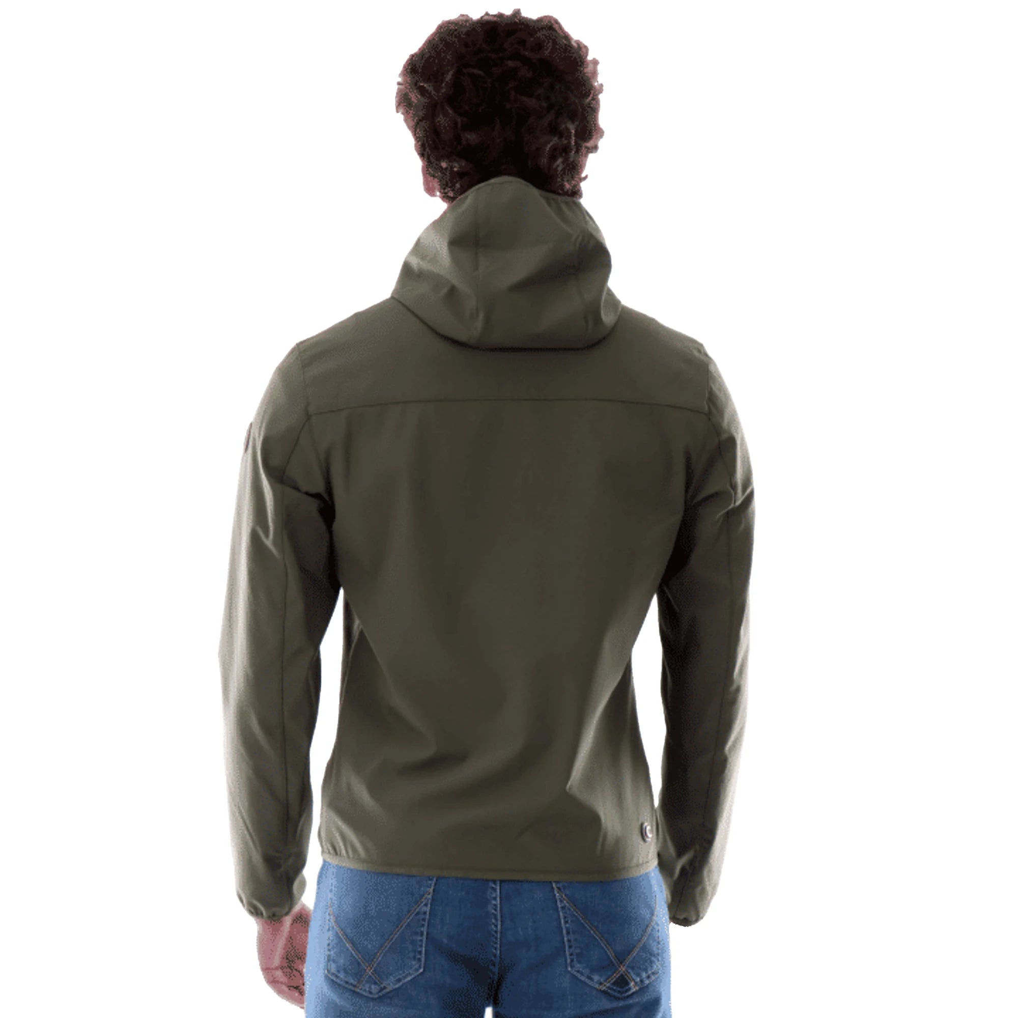COLMAR Giacca Uomo Softshell Verde Impermeabile