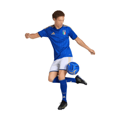 ADIDAS Pantaloncini Ufficiali Calcio Italia FIGC Home Uomo
