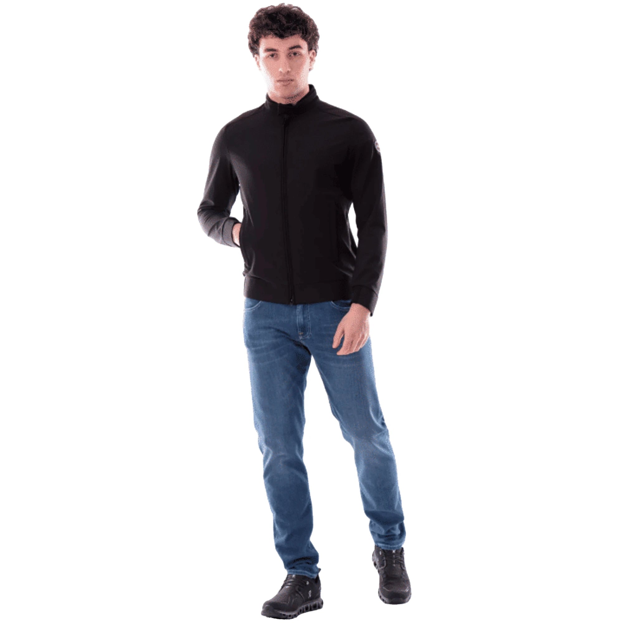 COLMAR Giacca Biker Softshell Uomo Nera Impermeabile 1863N6WV99