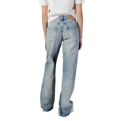TOMMY HILFIGER Jeans Donna Blu Cotone Organico DW0DW22437