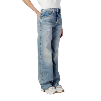 TOMMY HILFIGER Jeans Donna Blu Cotone Organico DW0DW22437