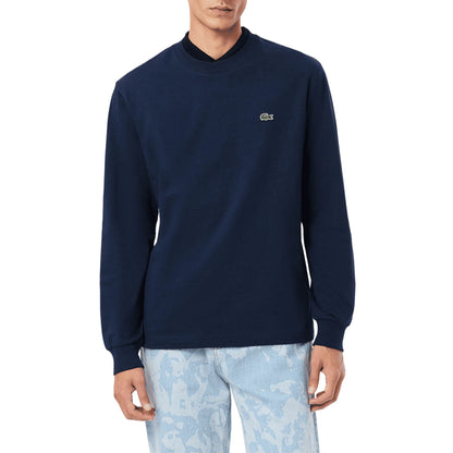 LACOSTE T-shirt Girocollo Basic TH7307 Uomo Blu