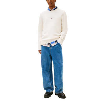 TOMMY HILFIGER Maglione Uomo Cotone Rigenerato Girocollo