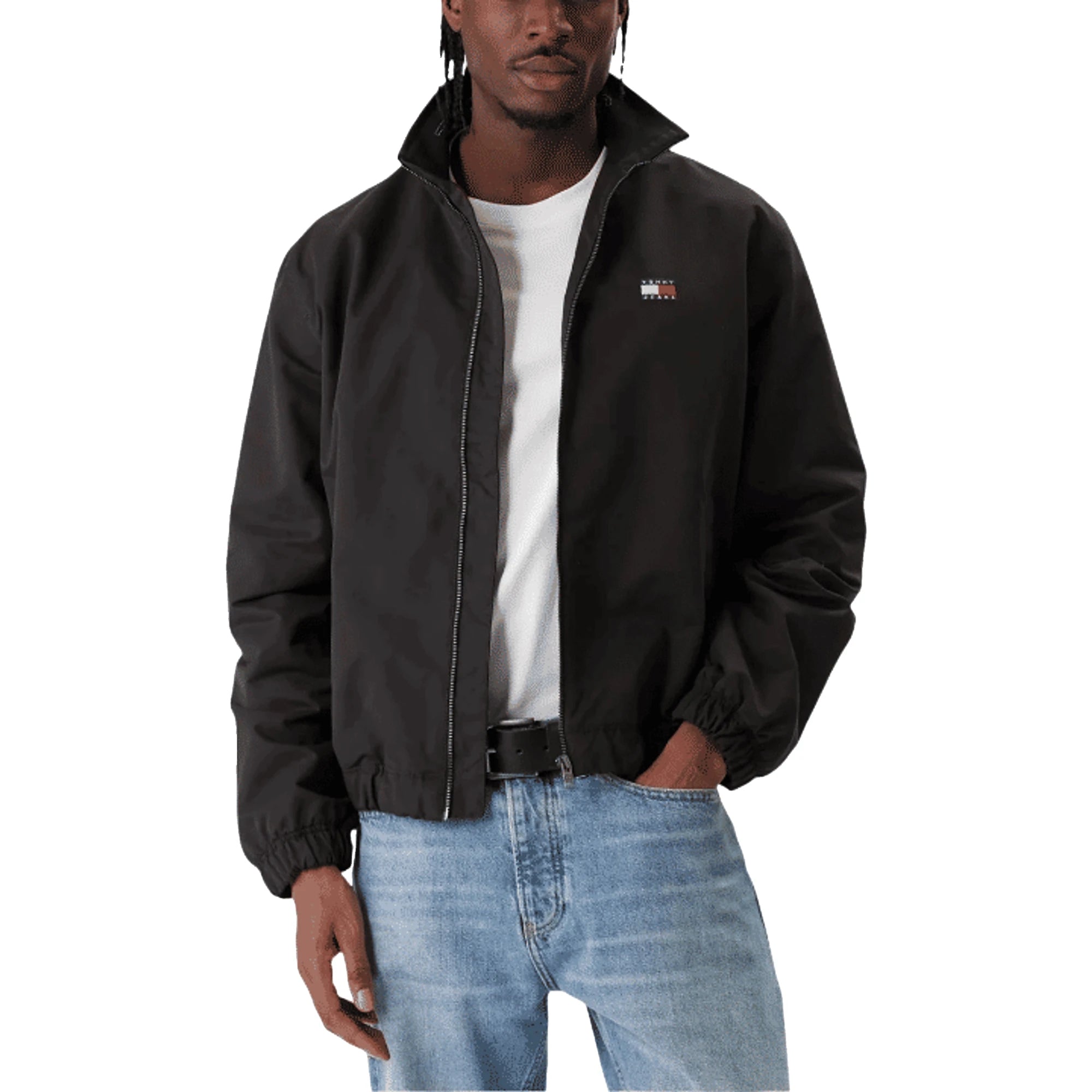 TOMMY HILFIGER Giacca Uomo Nero Poliestere Primavera Estate