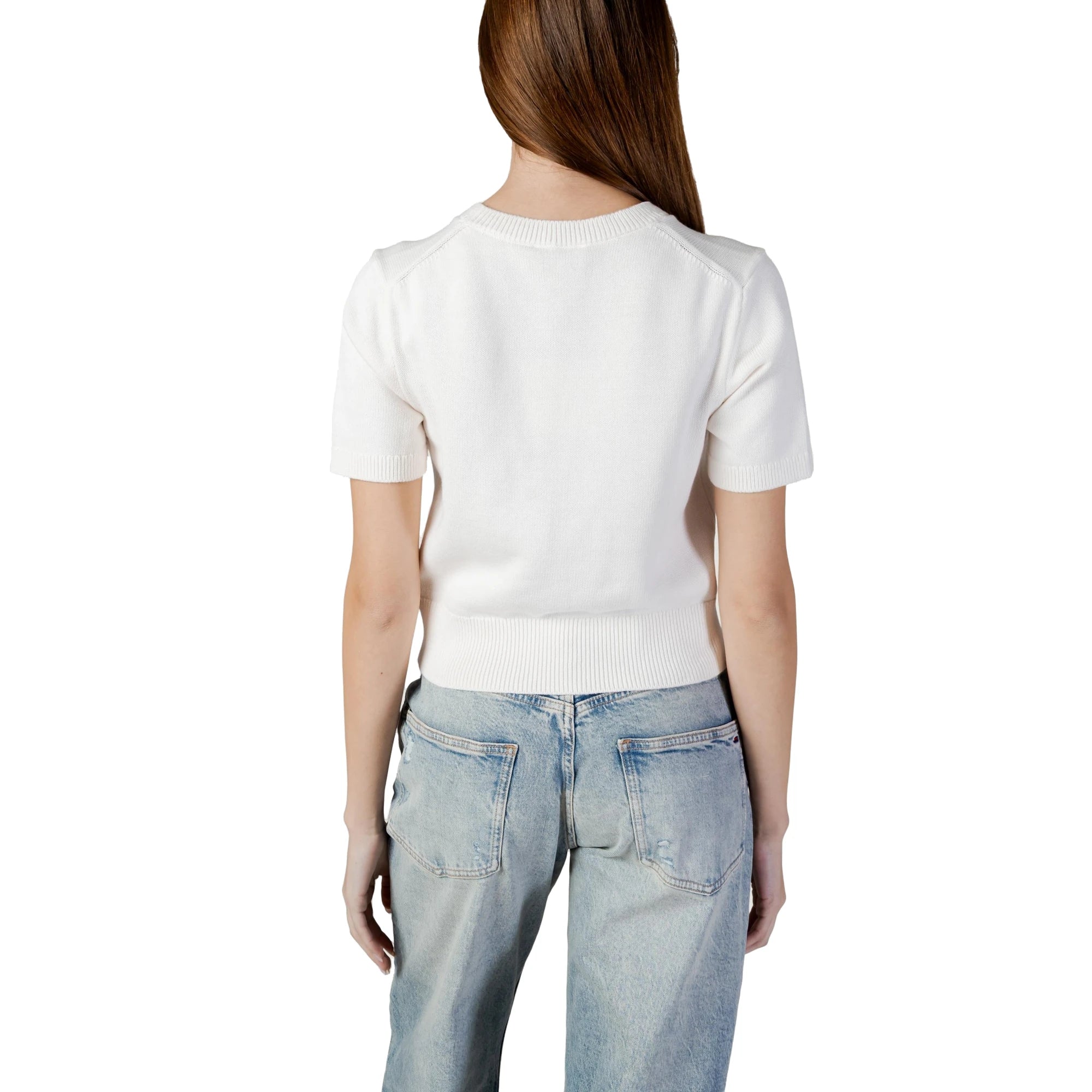 CALVIN KLEIN JEANS Maglia Donna Cotone Cropped